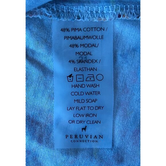 NWT Peruvian Connection Black Floral Turtleneck Mini Dress  Women's Size Medium - Picture 6 of 10